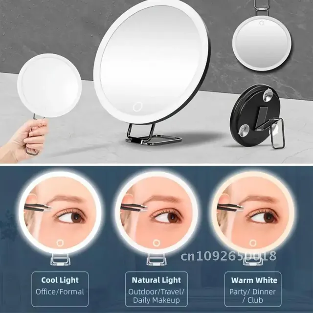 Makeup Mirror with Swivel Base Magnifying Mirror with… – vue 2
