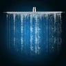 Pommeau de douche carré en acier inoxydable – vue 3