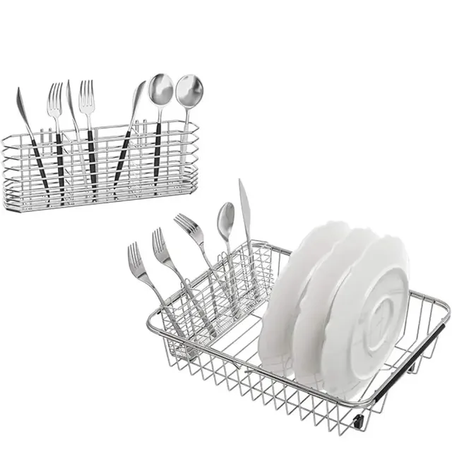 Étagère de rangement de cuisine en acier inoxydable – vue 6