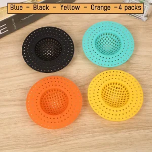 1 filtre en Silicone pour évier, filtre de vidange de sol de salle de bains, filtre d&rsquo;égout Anti-colmatage, filtre domestique facile à nettoyer