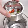 Filtre évier acier inoxydable renforcé perforé poignée… – vue 2