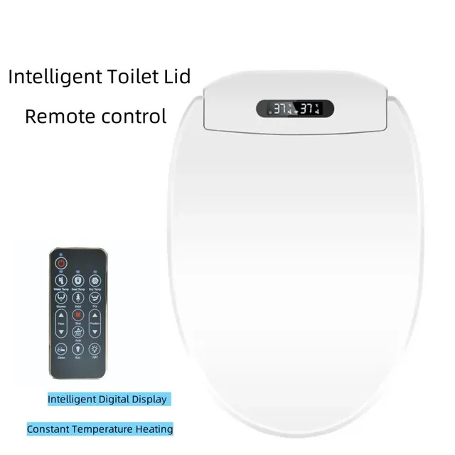 Couvercle siège WC intelligent télécommande chauffage…