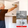 Kit de plaque de réparation de charnière d'armoire – vue 5
