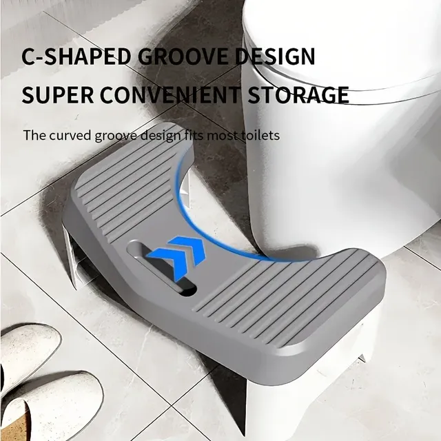 Repose pieds toilettes squat ergonomique incurvé… – vue 3