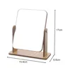 Miroir maquillage table socle bois clair panneau… – vue 3