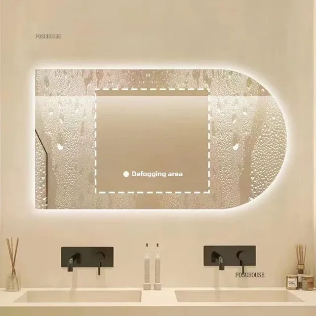 Miroirs de salle de bain modernes pour toilettes – vue 4