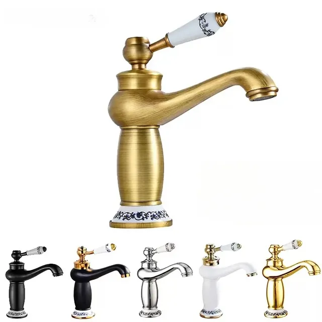 Robinet de salle de bains finition Bronze Antique – vue 3