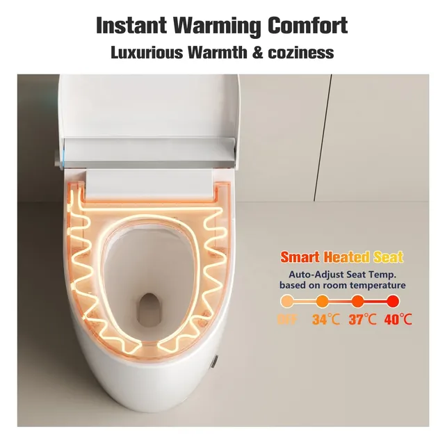 Version Simple salle de bain toilette intelligente… – vue 3