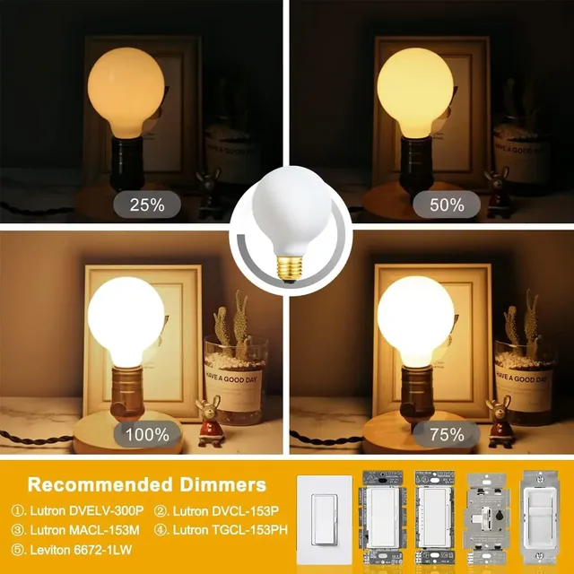 Ampoule LED à intensité variable E26 E27 5W G80 – vue 4