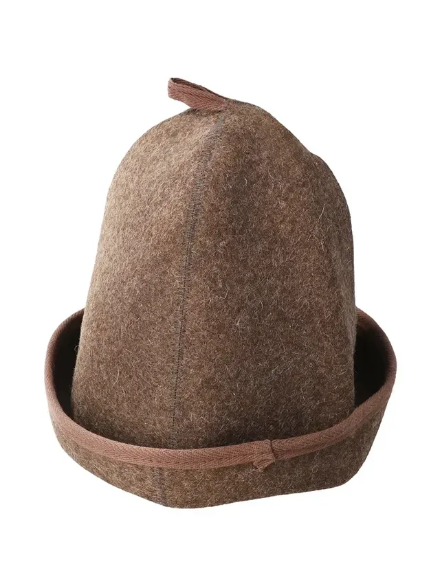 Bonnet de sauna en feutre pour hommes et femmes – vue 3