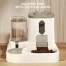 Distributeur d'eau et de nourriture pour chat 2 en 1 – vue 2