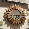 Miroir mural en bois – vue 1
