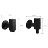 Robinet jardin extérieur étendu laiton noir mat mural… – vue 7
