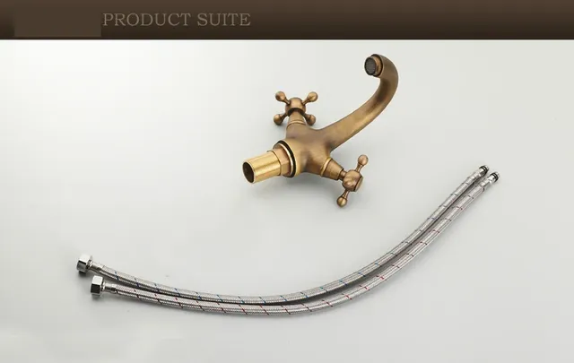 Robinet de lavabo Antique à double poignée – vue 7