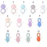 Miroir rotatif rond en cuir – vue 6