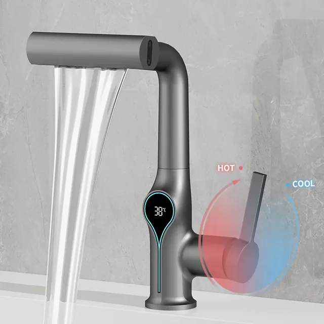 Robinet de lavabo cascade multifonctionnel mitigeur à 4… – vue 5