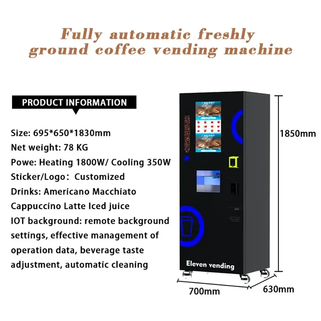 Distributeur de tasses entièrement automatique – vue 2