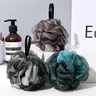 Lot trois poufs douche filet éponges bain exfoliantes… – vue 1