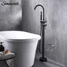 Robinet de baignoire autoportant noir mat