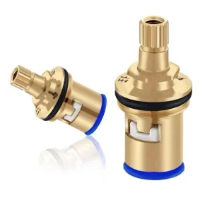 Valves de robinet universelles de remplacement avec vis, cartouche en laiton, Valve intérieure de robinet, salle de bains, fourniture de cuisine, 3 pièces/ensemble