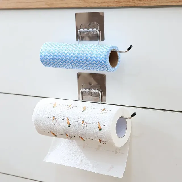 Porte rouleau papier hygiénique adhésif sans perçage… – vue 6