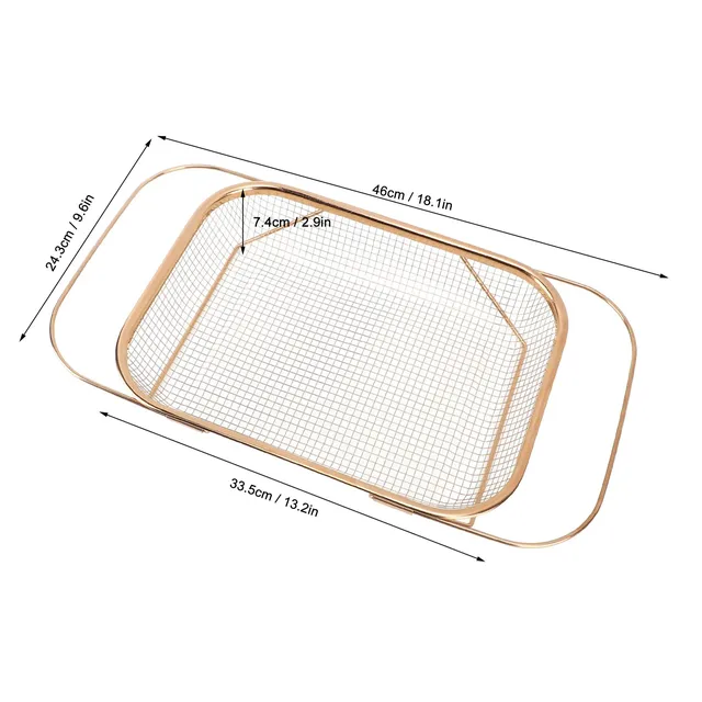 Passoire égouttoir panier rectangulaire extensible acier… – vue 5