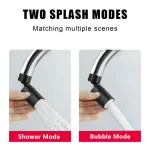 Pulvérisateur à buse d&rsquo;économie d&rsquo;eau anti-éclaboussures 360 °   Arroseur de robinet rotatif, fixation de pulvérisateur d&rsquo;évier de cuisine, aérateur de robinet pivotant