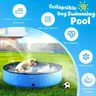 Baignoire bleue pour chien – vue 5