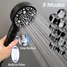 Filtre 9 Modes douche réglable pomme de…