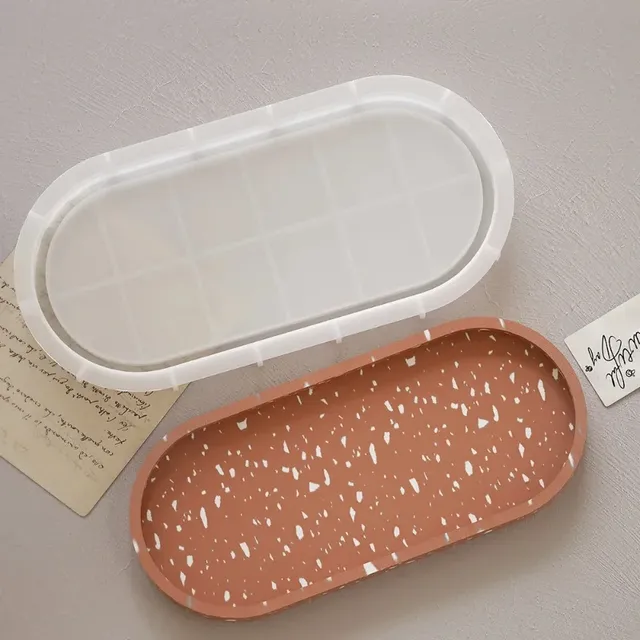 Moules en silicone à plateau ovale pour béton – vue 5