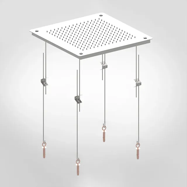 Relextime pomme de douche de luxe au plafond pomme de… – vue 5