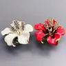 Poignée d'armoire Art fleur poignée alliage incrusté… – vue 4