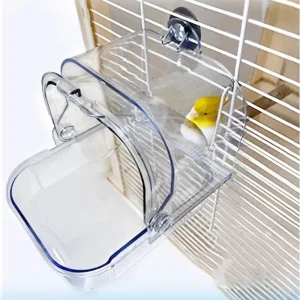 à oiseaux, cage à oiseaux, salle bain externe, montée sur salle douche transparente, à oiseaux pour