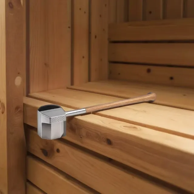 Louche sauna inox design moderne manche bois hêtre… – vue 2