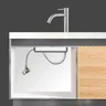 Robinet de lavabo froid simple en acier inoxydable – vue 2