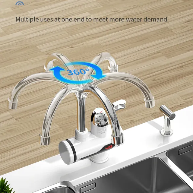 Chauffe eau instantané sans réservoir 3000W écran LED… – vue 3