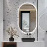 Miroir de salle de bain éclairé par LED – vue 2