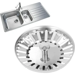 Filtre d&rsquo;évier de cuisine 78/79/82/84mm, bouchon attrape-cheveux pour baignoire, salle de bains, filtre de vidange d&rsquo;égout, outil de filtre à déchets d&rsquo;évier de lavabo