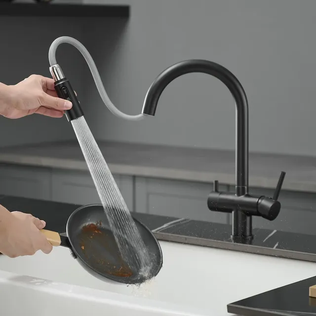 Robinets d'évier de cuisine à filtre extractible – vue 4