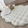 Tapis ovale en peluche doux – vue 4