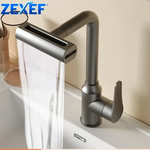 Robinet de cuisine cascade en acier inoxydable – vue 3