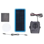 Chauffage de panneau solaire 30W, chargeur de panneau solaire de voiture avec chauffage, Kit d&rsquo;énergie solaire pour le séchage et le chauffage, désembueur de pare-brise Portable