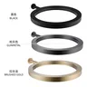 Système de douche dissimulé à anneau rond or/noir/gris – vue 5