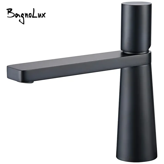 Robinets de salle de bain en laiton noir – vue 3