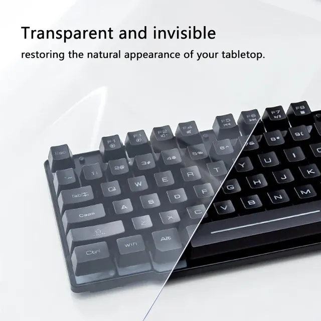 Protecteur de table transparent en PVC – vue 4