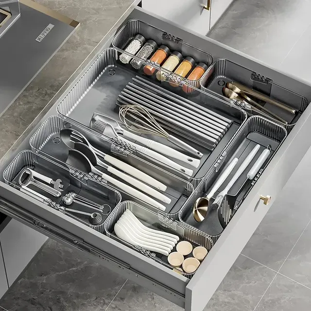 Organisateur tiroir modulable plastique acrylique… – vue 4