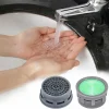 aérateur robinet mousseur plastique ABS gris insert vert perforé concentrique antiéclaboussures économie eau filtration standard universel emboîtement installation rapide lot10pièces