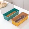 Boîte rangement plastique empilable transparent… – vue 3