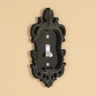 Couvercle de panneau mural noir élégant pour la décoration de la…