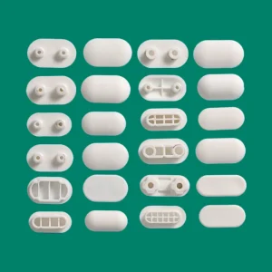 Housse de siège de toilette ancienne blanche, tampon de planche de toilette, joints en caoutchouc souple absorbant les chocs, accessoires pied silencieux antidérapant